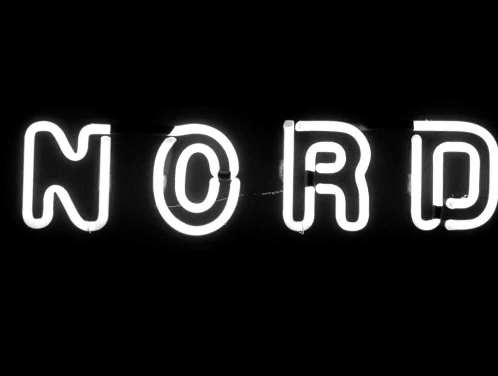 Alphaville - Jean-Luc Godard - neon sign - nord - north