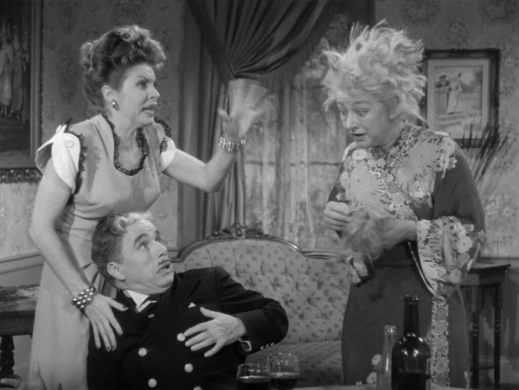 Monsieur Verdoux - Charles Chaplin - Charlie Chaplin - Martha Raye - Annabella Bonheur - hair