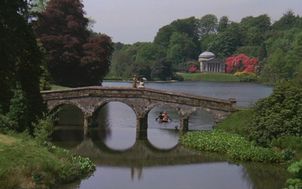 Barry Lyndon - Stanley Kubrick - landscape - bridge - pond