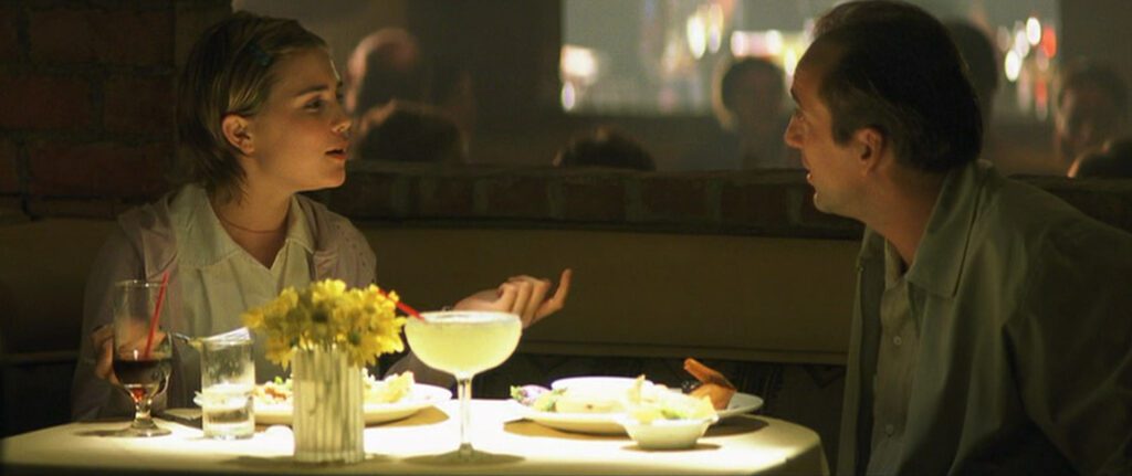 Matchstick Men - Ridley Scott - Alison Lohman - Nicolas Cage - Angela - Roy Waller - Mexican restaurant - margarita