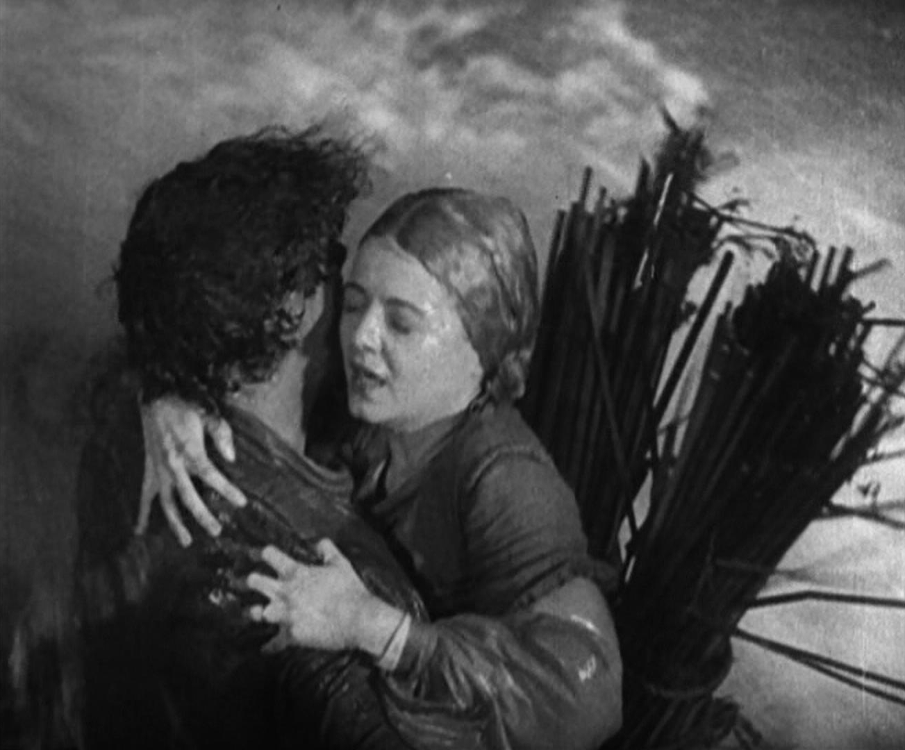 Sunrise - Friedrich Wilhelm Murnau - George O'Brien - Janet Gaynor - reeds - water - storm