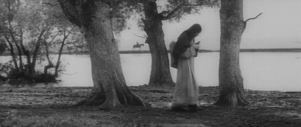 Andrei Rublev - Andrei Tarkovsky - monk - horse - trees