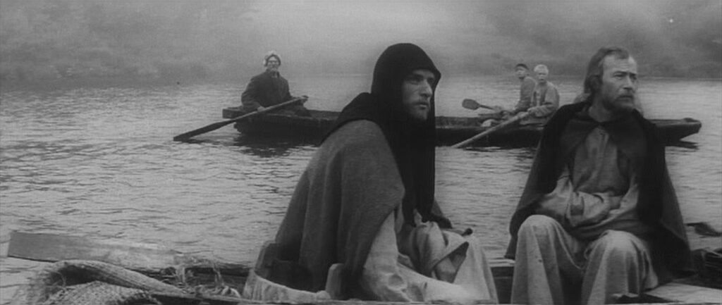 Andrei Rublev - Andrei Tarkovsky - Anatoly Solonitsyn - Nikolai Grinko - boat - river