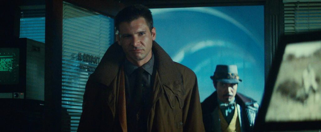 Blade Runner - Ridley Scott - Harrison Ford - Rick Deckard - Edward James Olmos - police headquarters