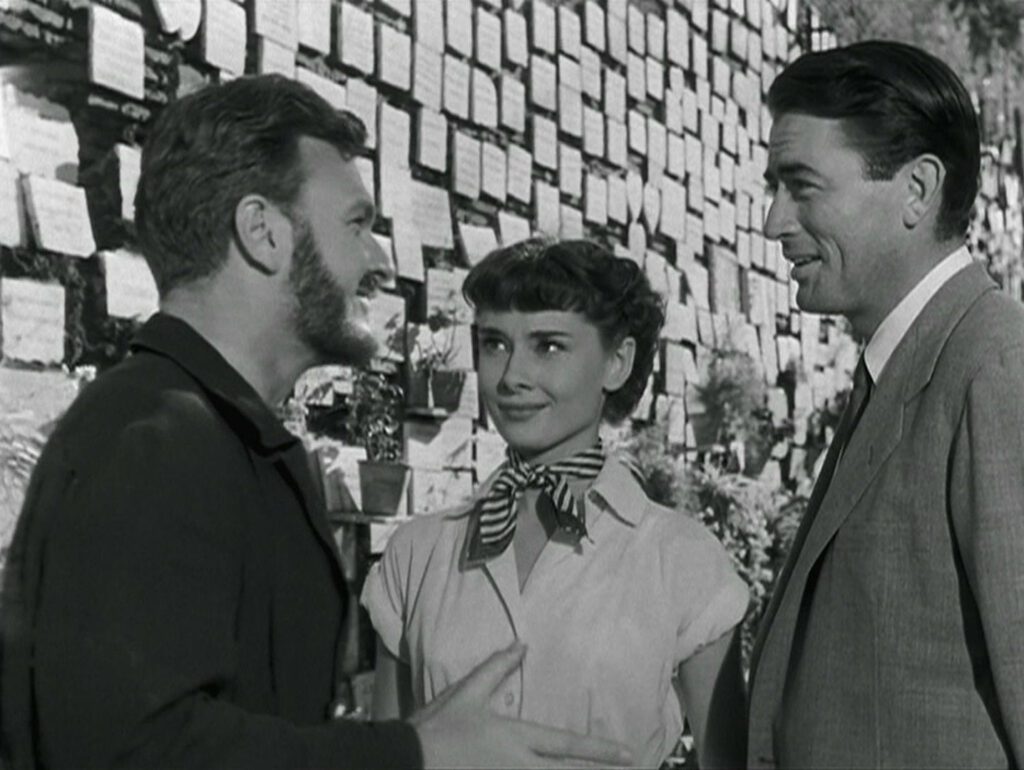 Roman Holiday - William Wyler - Wall of Wishes - Eddie Albert - Audrey Hepburn - Gregory Peck
