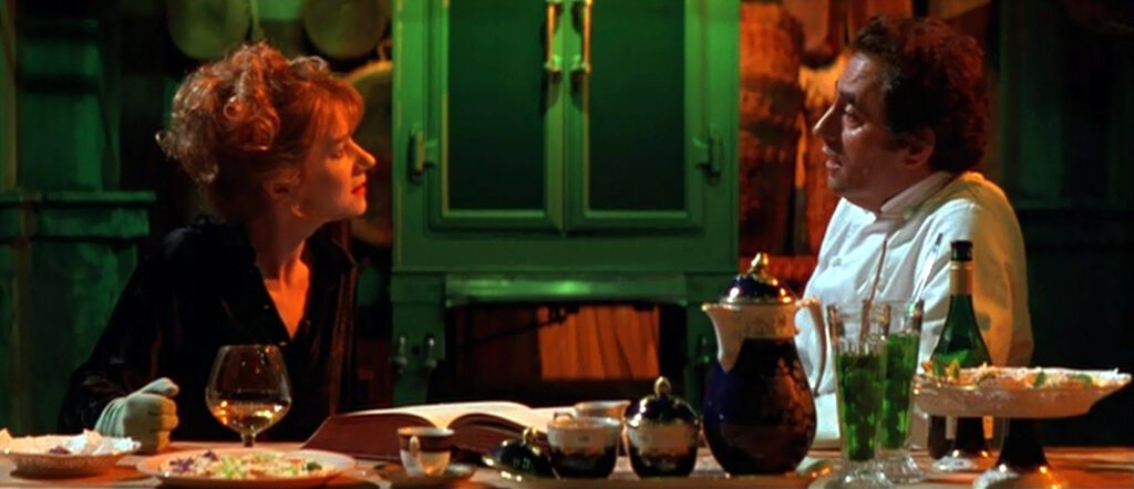 The Cook the Thief His Wife and Her Lover - Peter Greenaway - Helen Mirren - Richard Bohringer - Georgina Spica - Richard Boarst - kitchen - Le Hollandais restaurant
