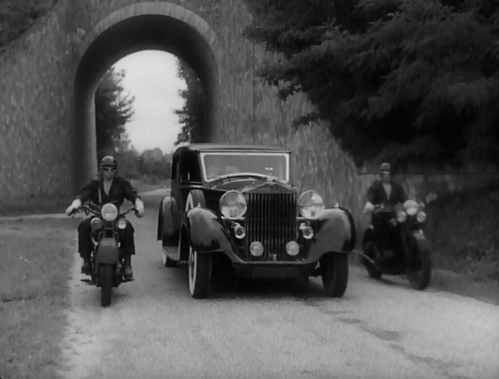 Orphée - Orpheus - Jean Cocteau - Rolls Royce - motorcycles