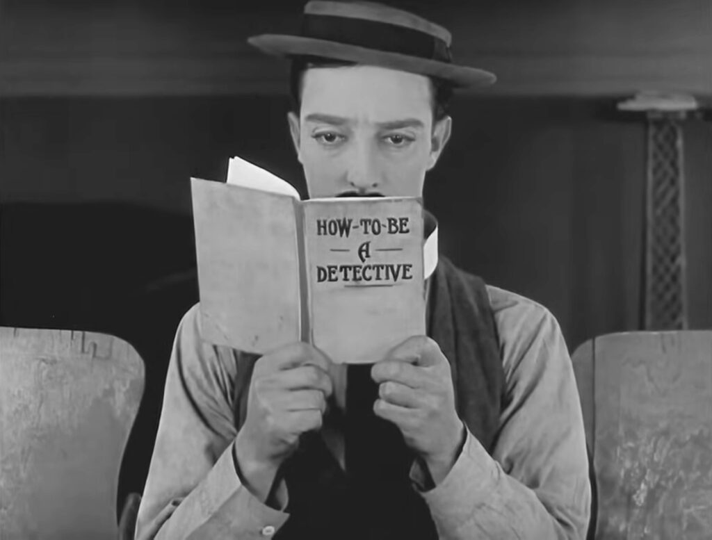 Sherlock Jr. - Buster Keaton - book - detective manual