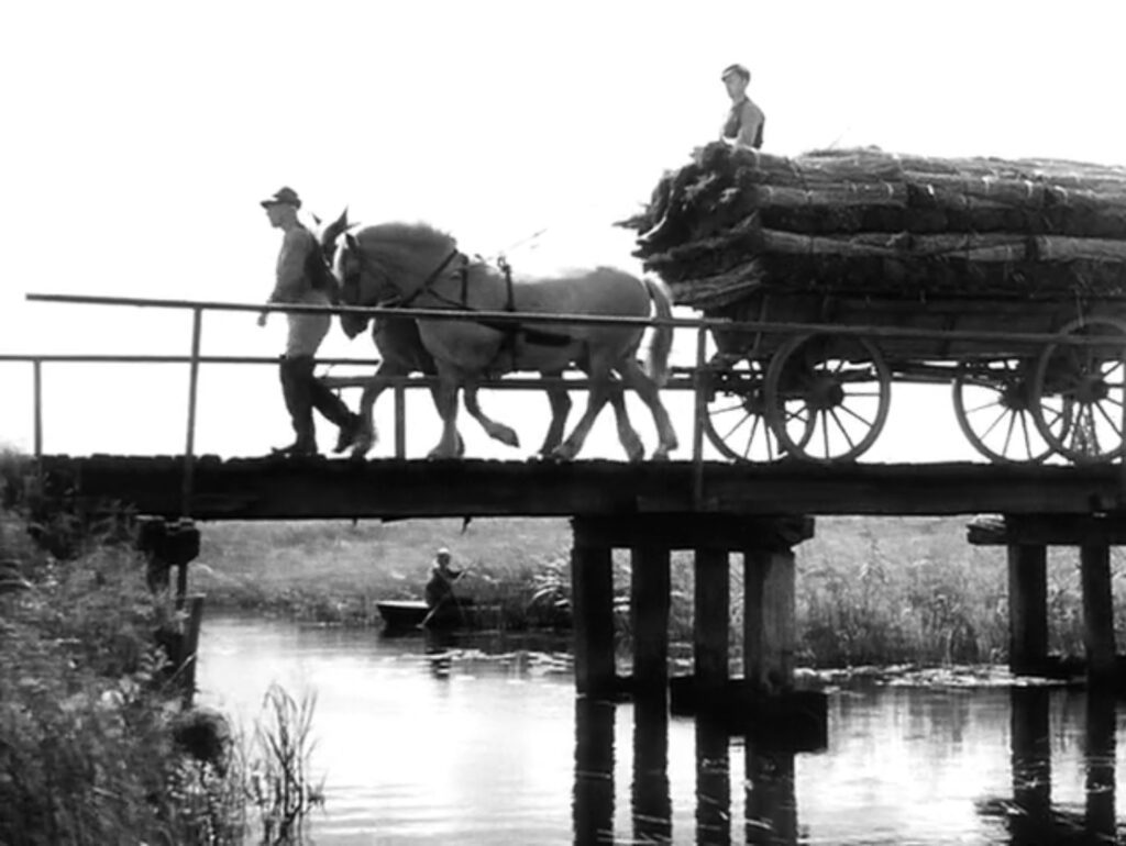Ordet - Carl Theodor Dreyer - cart - horses - bridge