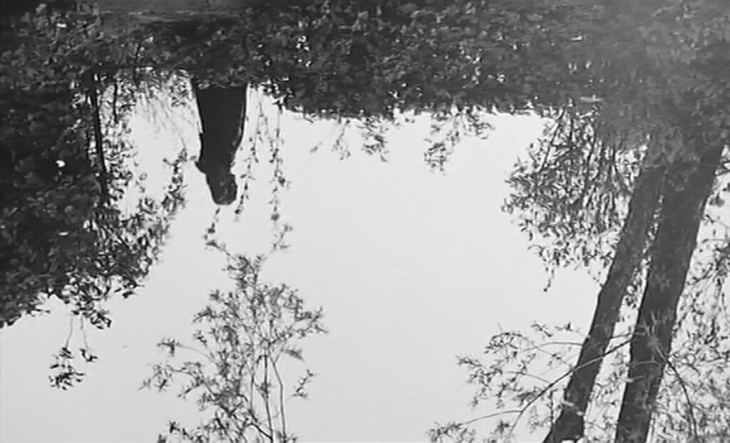 Nathalie Granger - Marguerite Duras - Lucia Bosè - Isabelle Granger - reflection in pool